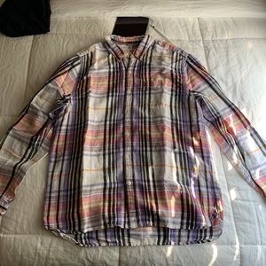 Levis plaid button up